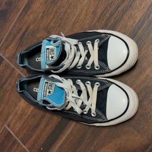 Double Tongue Low Top Converse